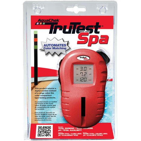 Testeur électronique eau spa TruTest 4 paramètres - Aquachek - Rouge