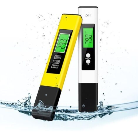 Testeur électronique pH/TDS/EC/température pour piscine, aquarium et eau potable – Précis, étanche et calibrable