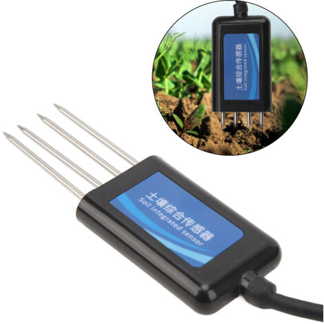 Testeur humidité plante Détecteur D'azote IP68 étanche Sonde de Capteur de PH NPK de Sol pour Testeur D'azote de Sol Agricole DC 9-30V