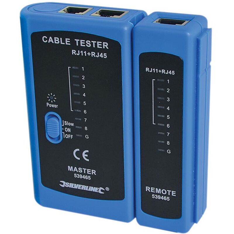 Silverline - Testeur Lan - Rj11, Rj12 Et Rj45
