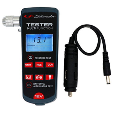 Testeur Multifonction 3-en-1. Pression Des Pneus (psi-bar-kg/cm3). Batterie (pour Batteries Acide/plomb 12 V Uniquement). Test A