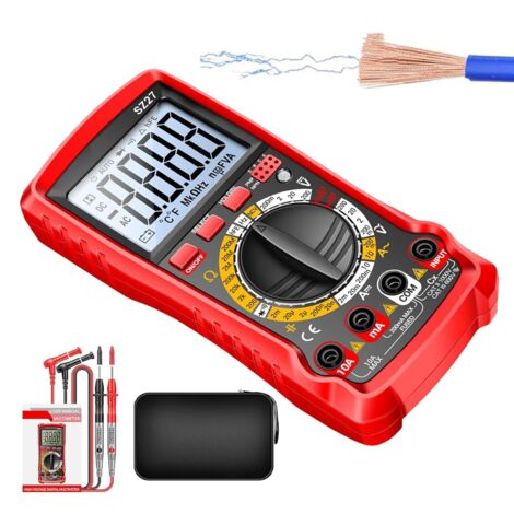 Testeur multimètre - Kit d'analyseur - testeur ohm - volt - ampèremètre -