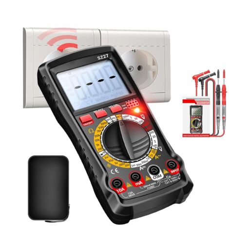 Testeur multimètre numérique - kit d'analyseur - testeur ohm - volt -