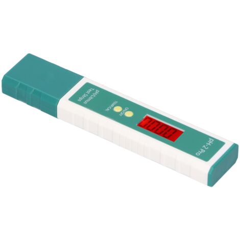 Testeur Numérique de pH avec Fonction de Bandelette et Thermomètre pour Eau Potable et Piscine