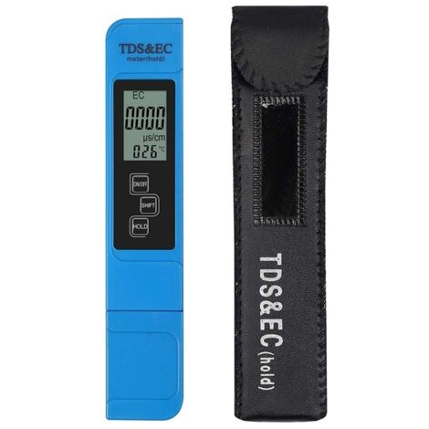 Testeur numérique de qualité de l'eau, compteur de pureté d'eau multifonctionnel, testeur de température PPM, compteur TDS CE, plage 0-9990