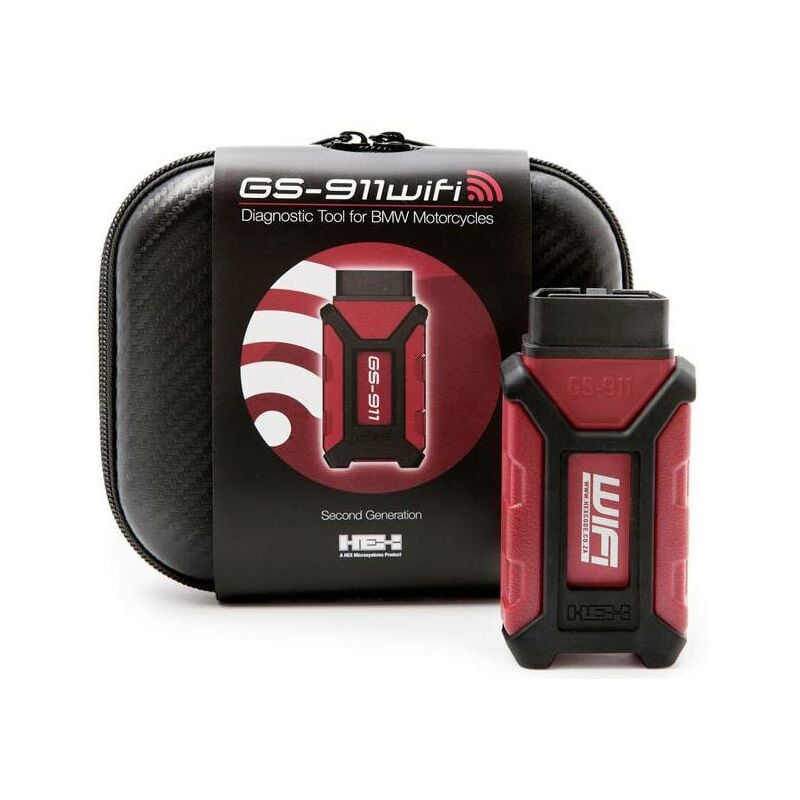 HEX GS-911 WiFi Hobby Testeur OBD2 pour moto adapté pour (marque automobile): BMW (Motorrad) 10 véhicules A564992
