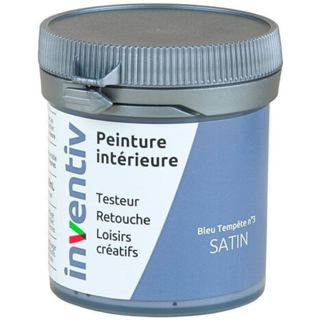 Testeur Peinture Intérieure Satin Bleu Tempête 3 - INVENTIV