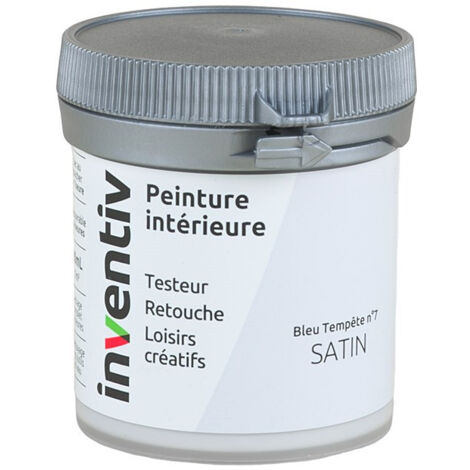 Testeur Peinture Intérieure Satin Bleu Tempête 7 - INVENTIV