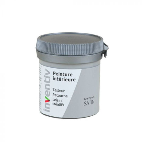 Testeur Peinture Intérieure Satin Gris Fer 4 - INVENTIV