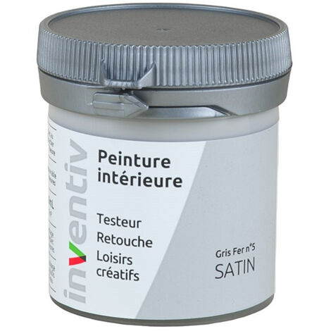 Testeur Peinture Intérieure Satin Gris Fer 5 - INVENTIV - 0,08L