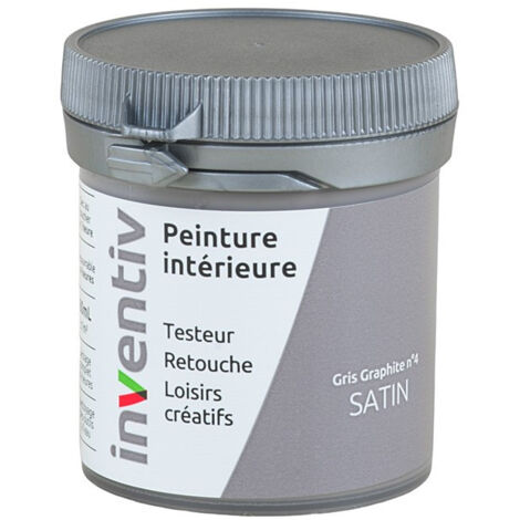 Testeur Peinture Intérieure Satin Gris Graphite 4 - INVENTIV