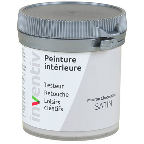 Testeur Peinture Intérieure Satin Marron Chocolat 7 - Inventiv