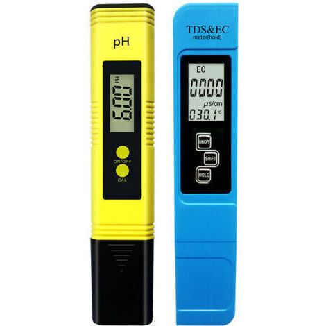 Testeur pH Mètre, Test de pH pour Piscines Mesurant TDS pH EC Température Testeur de l'eau ph de Qualité pour Eau Potable, Piscine, Aquariums, Boissons, Hydroponie 2