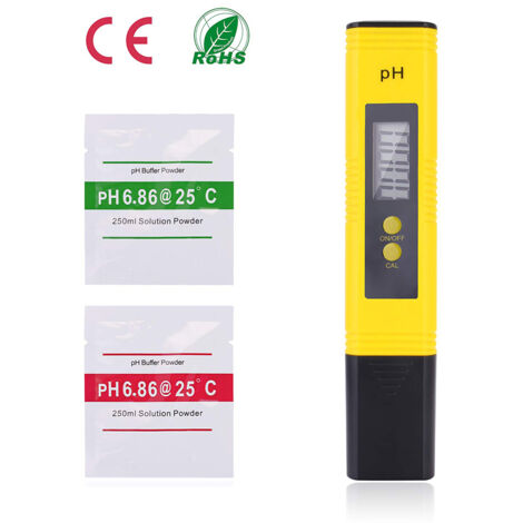 Testeur pH Professionnel avec LCD et Compensation de Température ATC pour Aquarium, Spa, Hydroponie, Analyse d'eau