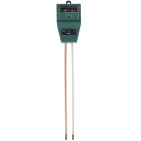 Testeur ph Terre 3 en 1 Testeur ph Sol, Soil Tester Kit Testeur Humidité Plantes PH Terre Metre Sol pour Fleurs/Herbe/Plante/Jardin/Ferme/pelouse 290x50x38MM(Vert)