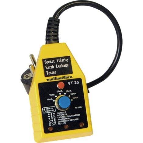 Testeur de prises et différentiels VT35 - P06230301 - Chauvin Arnoux