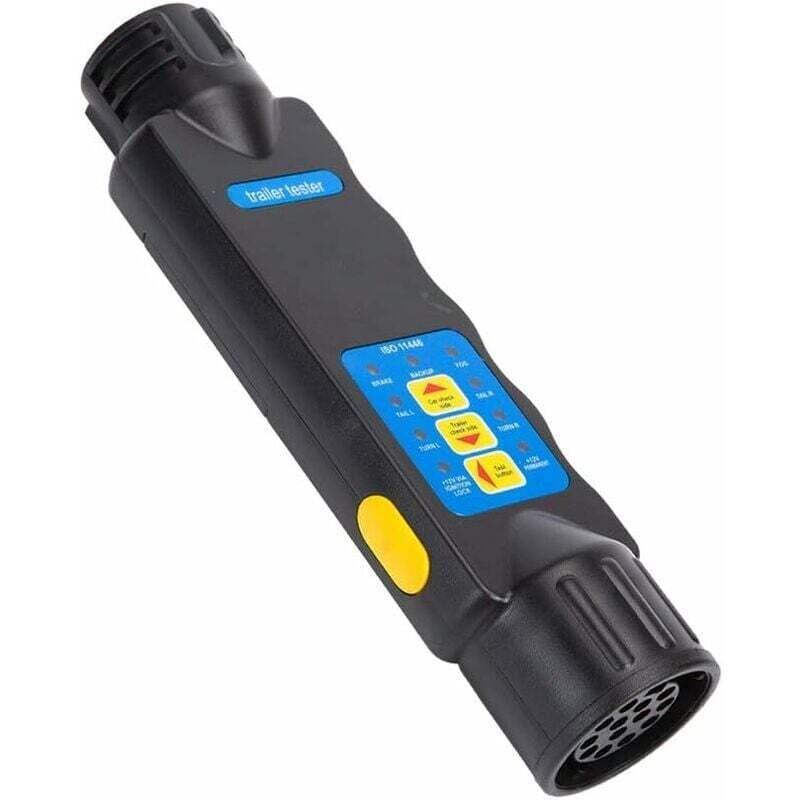 Testeur Remorque 13 Broches, Testeur de Remorque de Voiture 13 Broches, 12V Remorque Testeur 13 Broches de Feux Circuit de Câblage Outils de