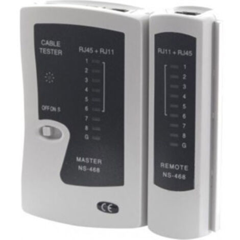 Testeur réseau et téléphonie RJ45 / RJ12 / RJ11