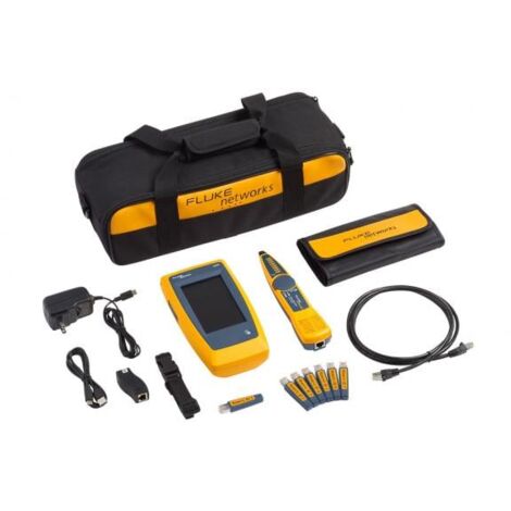 Testeur réseau multimètre 10GBASE-T – LIQKIT – Diagnostic connectivité – Interface multilingue – Mesures de bande passante – Flukenetworks - Y429662