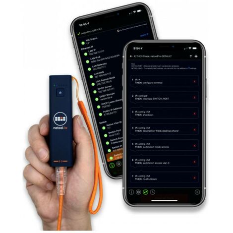 Testeur réseau Netool IO netool.io pro