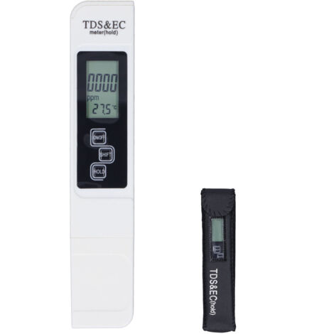 Testeur TDS Numérique Portable 3-en-1 Haute Précision pour Qualité d'Eau