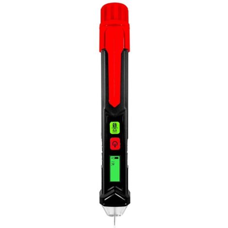 Testeur Tension Sans Contact 48-1000V AC avec Alerte LED et Sonore pour Circuit Inductif