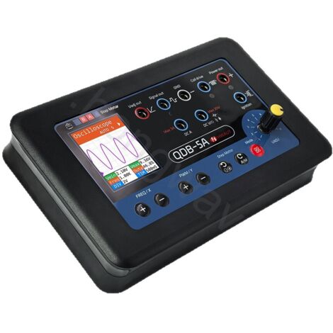 Testeur Universel pour Circuits Automobile et Électronique - QDB-5A : Générateur de Signal PWM, Driver Moteur Pas-à-Pas, Testeur de Bobine d'Allumage, Multimètre Numérique et Oscilloscope Basique - Al
