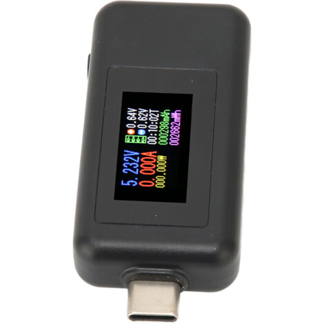 Testeur USB avec Affichage IPS HD, Détection en Temps Réel, Haute Précision et Fonction d'Arrêt