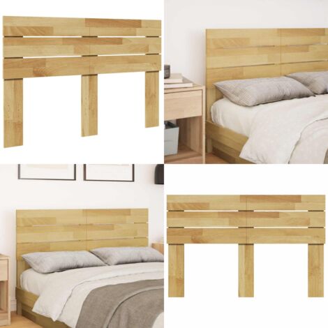 Testiera 120 cm in Legno Massello di Rovere - Testiera in legno massello - Testiera per letto