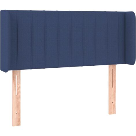 Testiera ad Orecchio Blu 93x16x78/88cm in Tessuto vidaXL