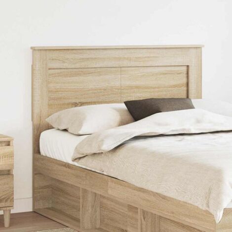 Testiera con testiera Rovere Sonoma 120 cm Legno multistrato vidaXL