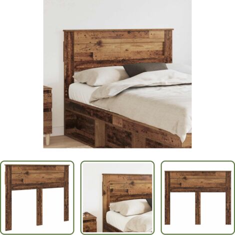 Testiera in legno multistrato -  Testiera Legno vecchio 120 cm Legno multistrato