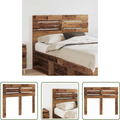 Testiera in legno multistrato -  Testiera Legno vecchio 120 cm Legno multistrato