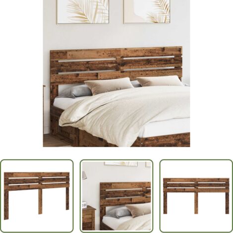 Testiera in legno multistrato -  Testiera Legno vecchio 180 cm Legno multistrato