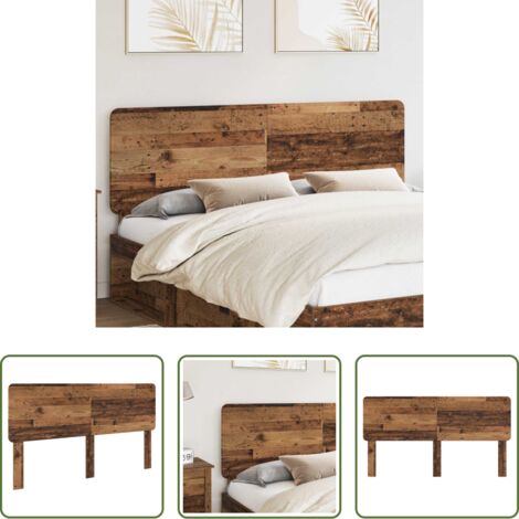 Testiera in legno multistrato -  Testiera Legno vecchio 180 cm Legno multistrato