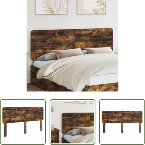 Testiera in legno multistrato -  Testiera Rovere fumé 180 cm Legno multistrato