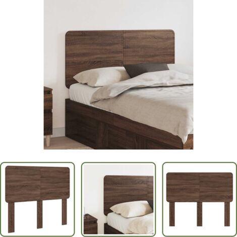 Testiera in legno multistrato -  Testiera Rovere Marrone 120 cm Legno multistrato