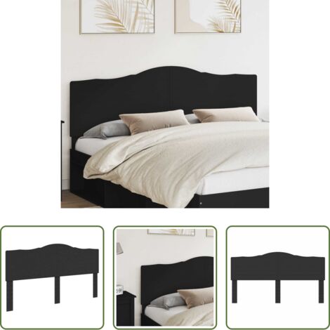 Testiera in legno multistrato -  Testiera Rovere Nero 180 cm Legno multistrato