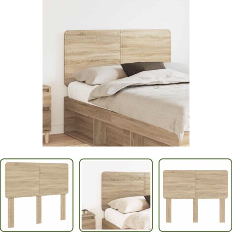 Testiera in legno multistrato -  Testiera Rovere Sonoma 120 cm Legno multistrato