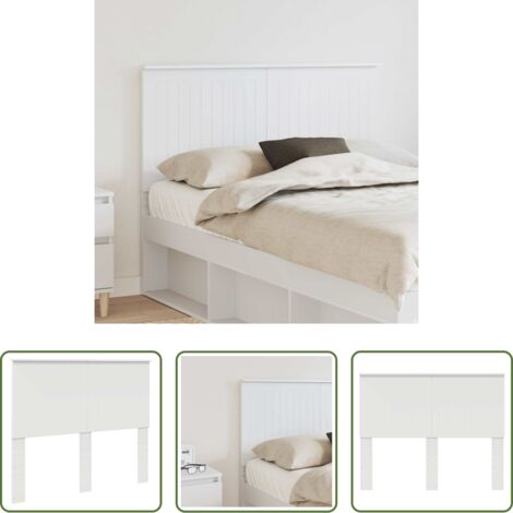 Testiera in legno -  Testiera con testiera Bianco 120 cm Legno multistrato