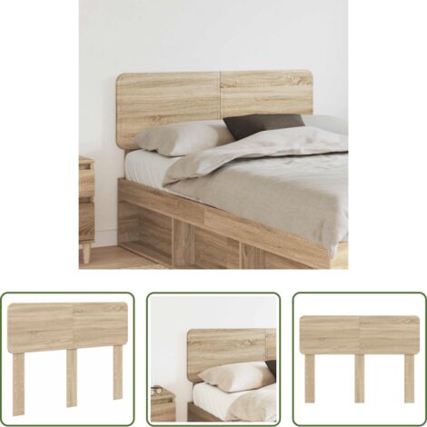 Testiera in legno -  Testiera Rovere Sonoma 120 cm Legno multistrato