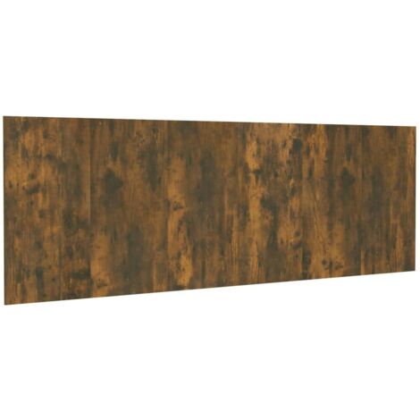 Testiera letto accessorio camera da letto pensile 240 x 1,5 x 80 cm MDF rovere marrone TDL0202677