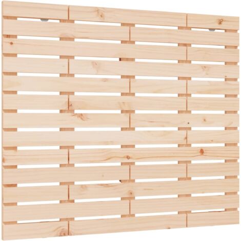 Testiera letto accessorio camera da letto pensile stile pallet 96 x 3 x 91,5 cm in legno di pino massiccio TDL0202740