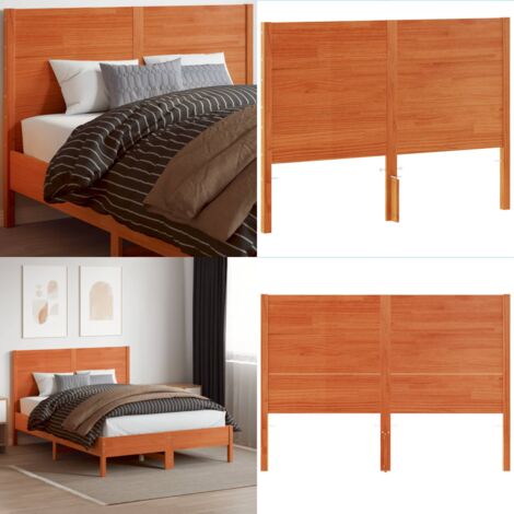 Testiera Marrone Cera 180 cm in Legno Massello di Pino - Testiera in pino - Testiera per letto