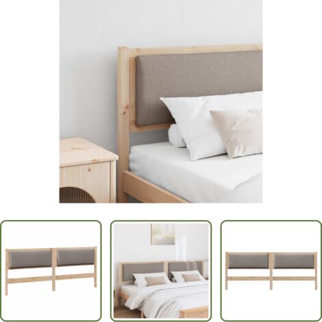Testiera marrone -  Testiera Altro Marrone 180 cm Legno di pino massello