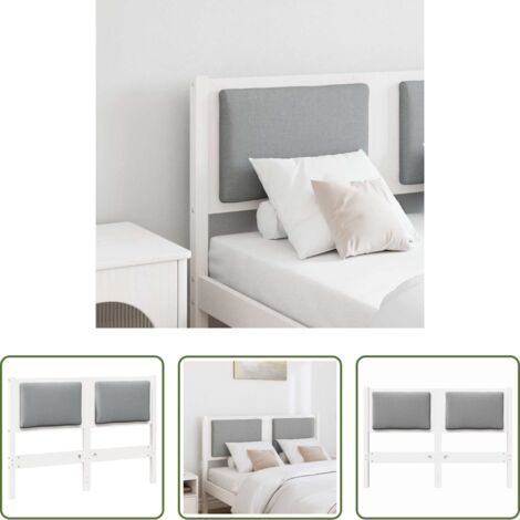 Testiera moderna -  Testiera Altro Bianco 120 cm Legno di pino massello