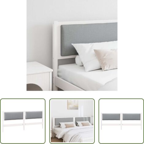 Testiera moderna -  Testiera Altro Bianco 180 cm Legno di pino massello