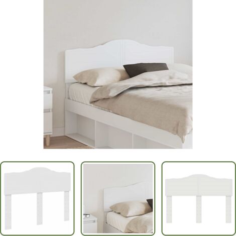 Testiera moderna -  Testiera Bianco 120 cm Legno multistrato