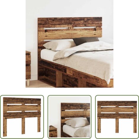 Testiera moderna -  Testiera Legno vecchio 120 cm Legno multistrato