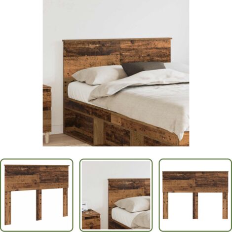 Testiera moderna -  Testiera Legno vecchio 120 cm Legno multistrato